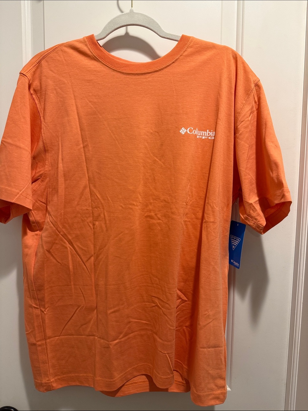 Columbia Orange Short Sleeve Logo Tee